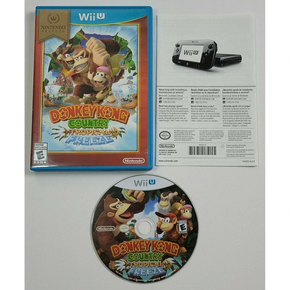 DONKEY KONG COUNTRY TROPICAL FREEZE WII U‎ GAME